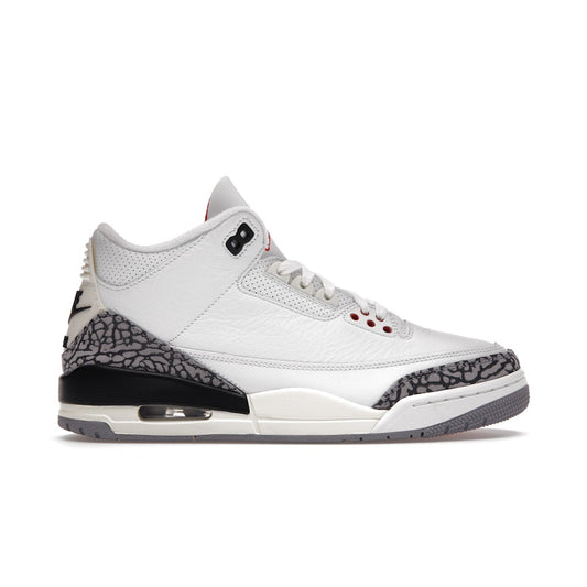 Nike Air Jordan 3 Retro "White Cement Reimagined" - Summit White / Fire Red-Black