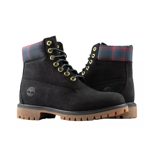 Timberland/ Premium Waterproof Boot Black Nubuck/ Pink