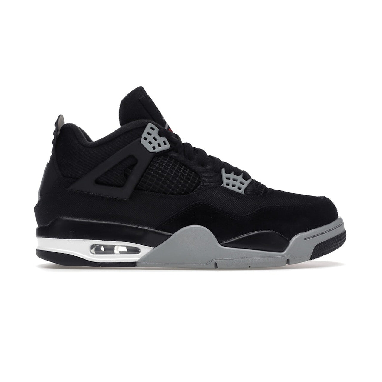 Nike Air Jordan 4 Retro SE "Black Canvas" - Black / Light Steel Grey / White