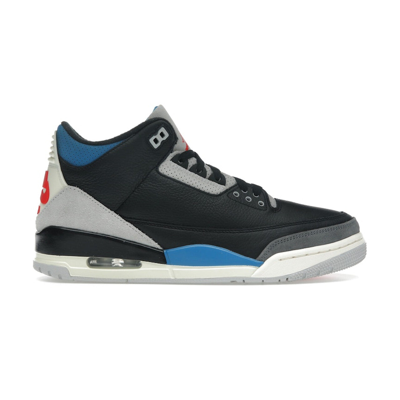 Nike Air Jordan 3 Retro OG "Rare Air" - Black / Chile Red / Neutral Grey