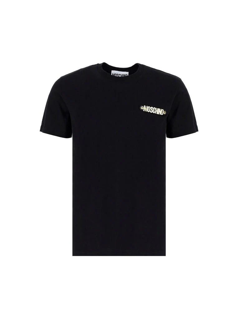 Moschino Couture Metal Logo Graphic T-Shirt/ Black