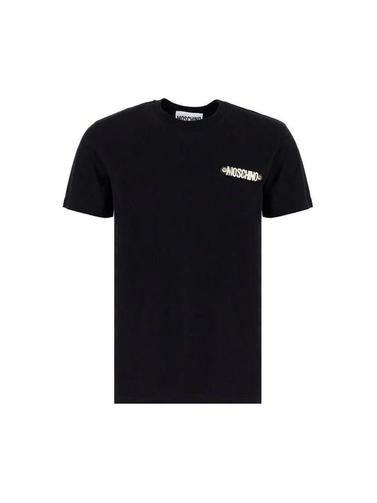 Moschino Couture Metal Logo Graphic T-Shirt/ Black