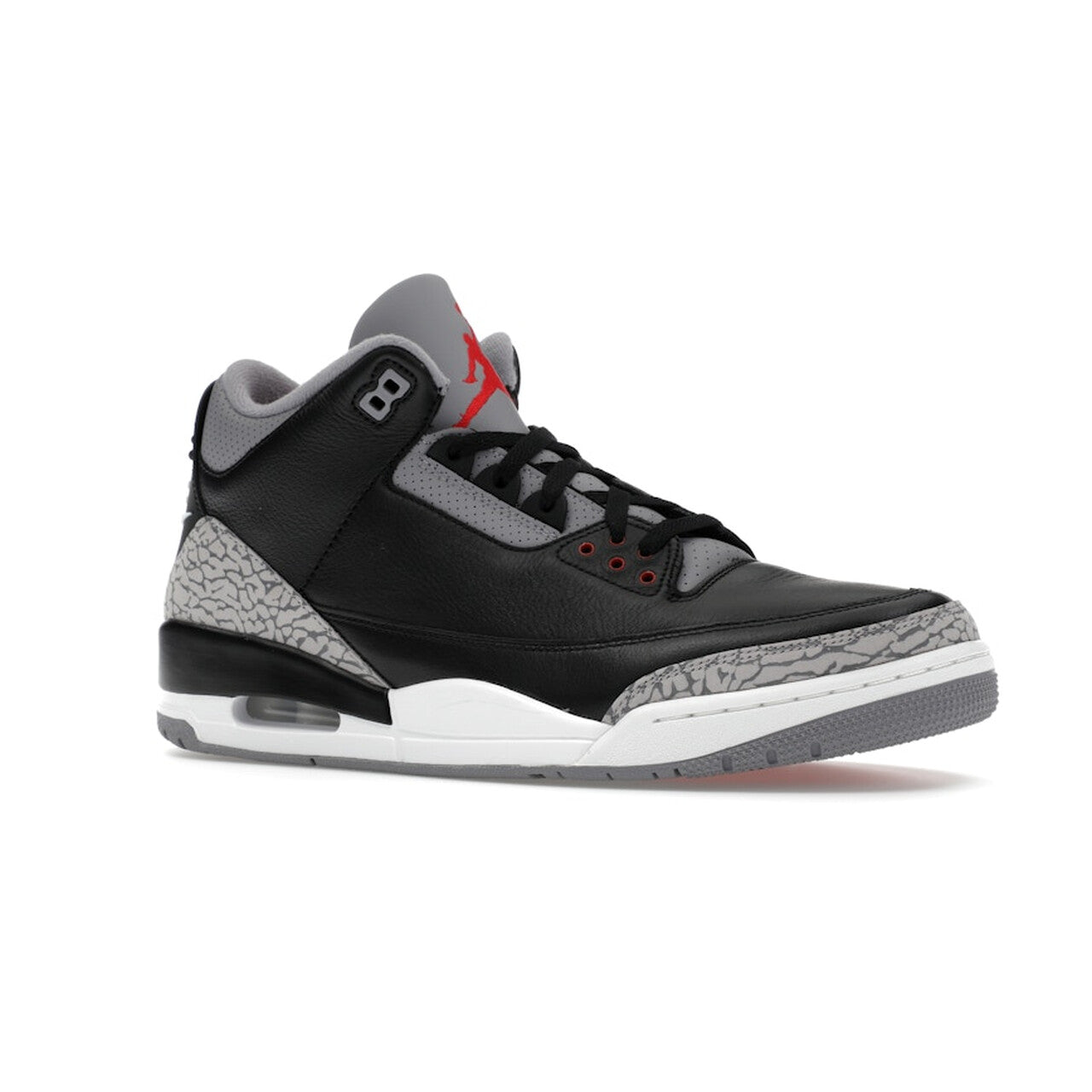 Nike Air Jordan 3 Retro OG "Black Cement" 2024 - Black / Fire Red / Cement Grey