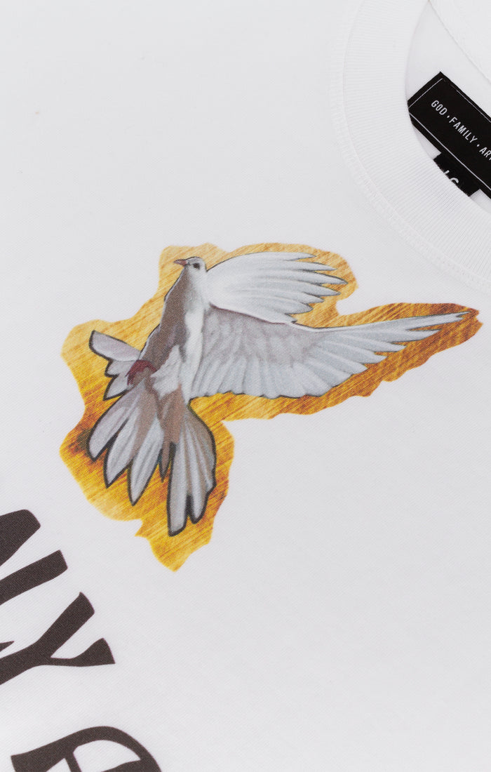 GFA Doves Fly Knit (Cropped Fit)-Bright White