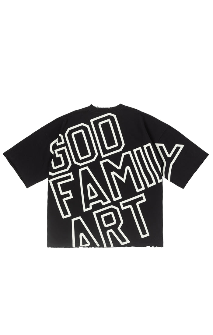 GFA Smile SS Knit-Jet Black