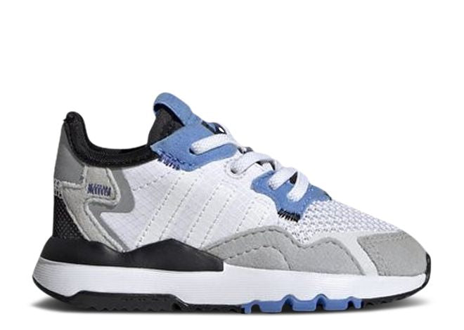 Adidas Nite Jogger (Kids) - White / Real Blue