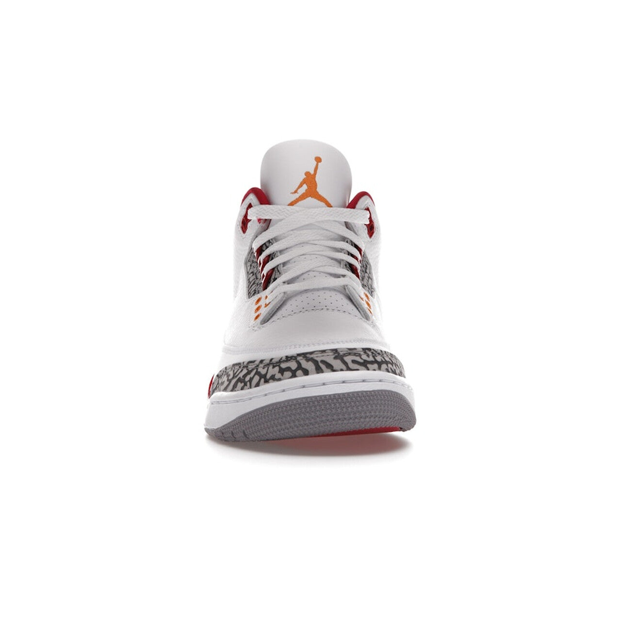 Nike Air Jordan 3 Retro "Cardinal Red" - White / Light Curry