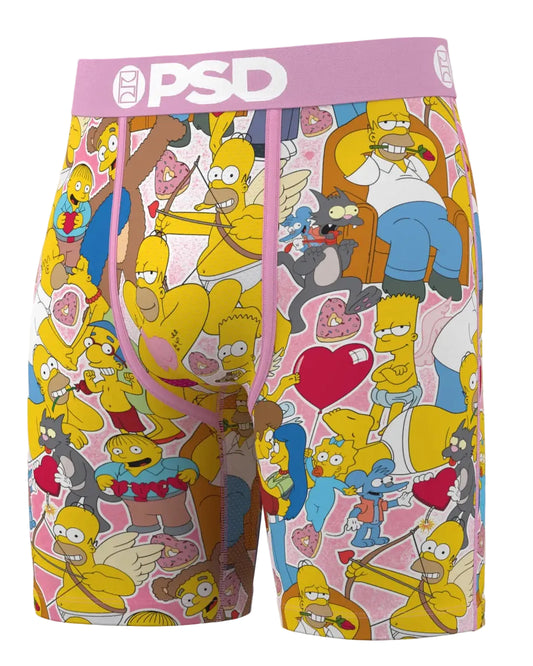 PSD Mens The Simpsons Love Standard Length