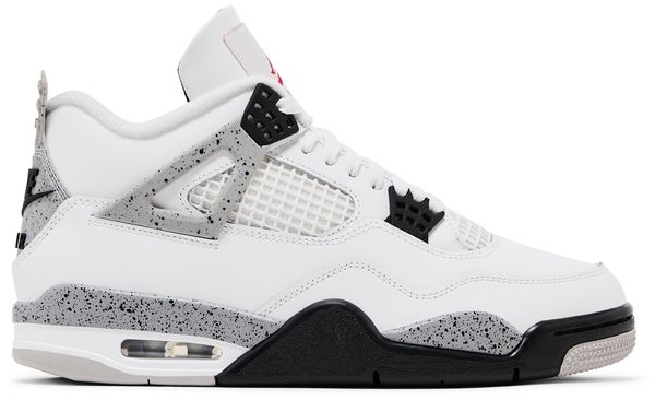Nike Air Jordan 4 Retro OG "White Cement" 2025 - Summit White / Fire Red