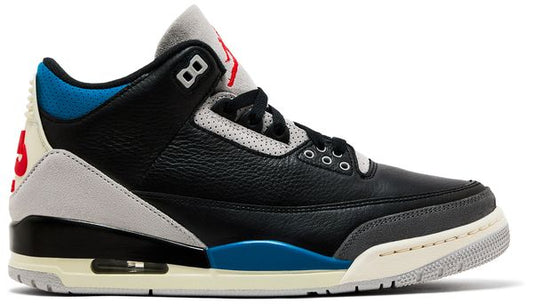 Air Jordan 3 Retro OG 'Rare Air'-Black/Chile Red-Neutral Grey