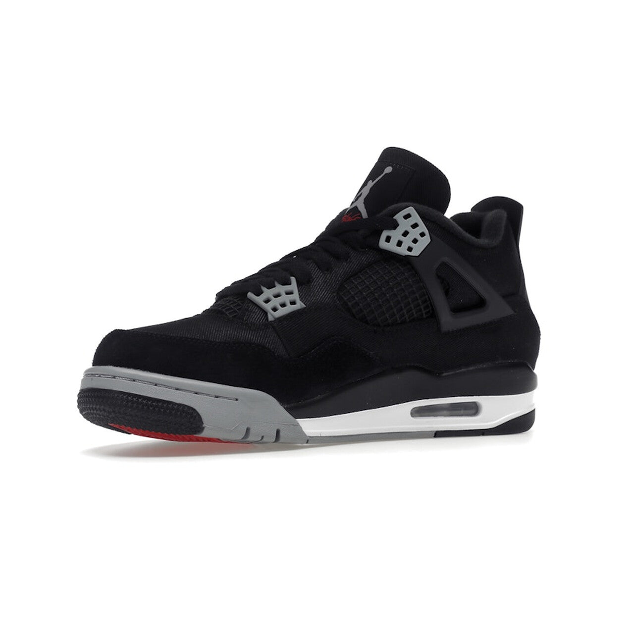 Nike Air Jordan 4 Retro SE "Black Canvas" - Black / Light Steel Grey / White