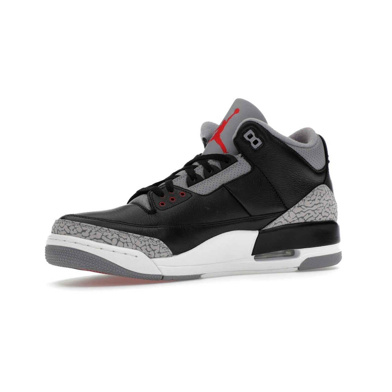 Nike Air Jordan 3 Retro OG "Black Cement" 2024 - Black / Fire Red / Cement Grey