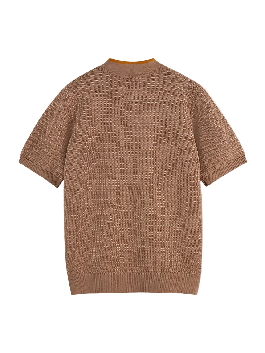 Scotch & Soda Structured Knitted Regular-Fit Polo-Amphora