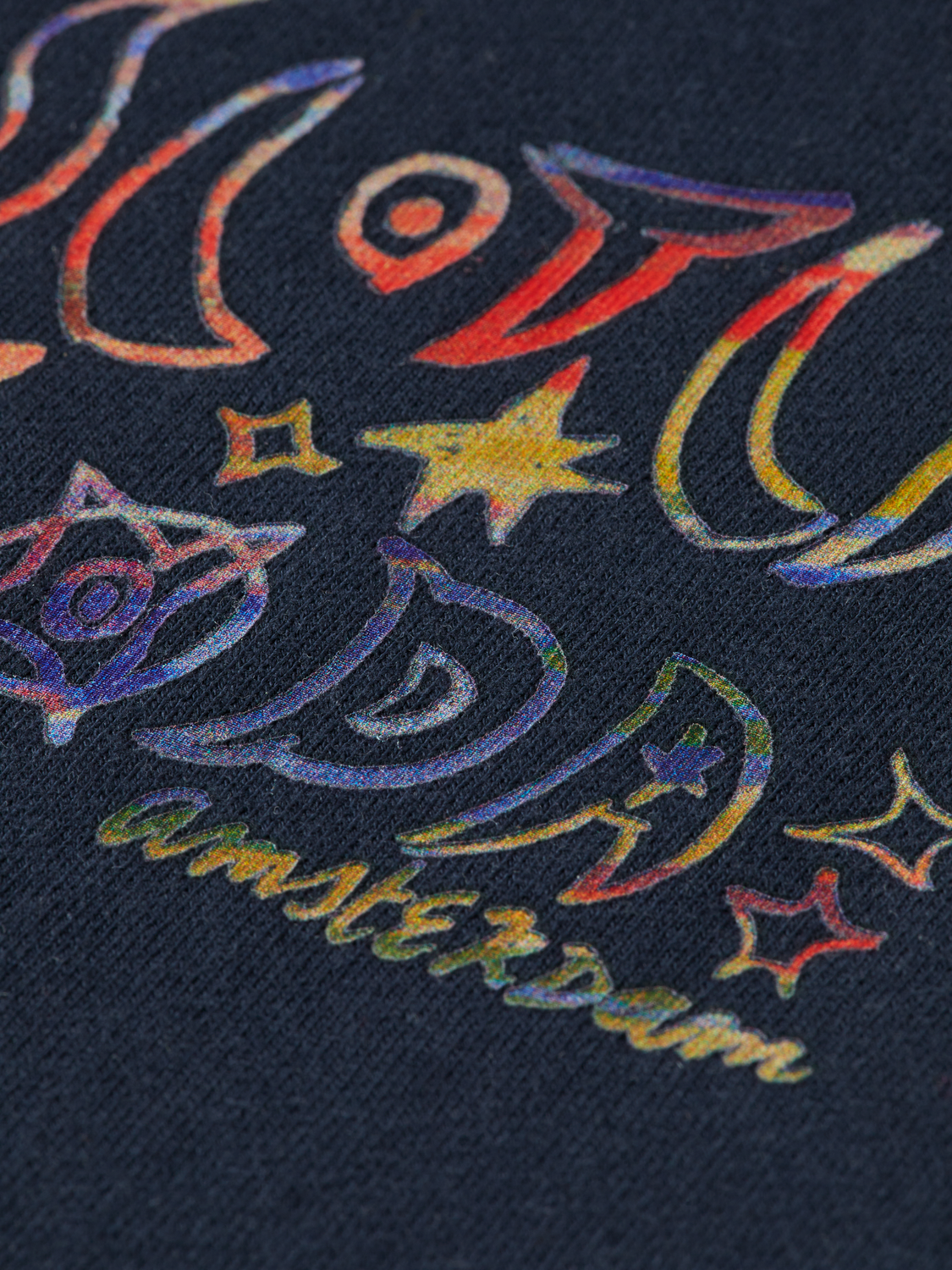 Scotch & Soda Front And Back Artwork Regular-Fit Sweatshirt-Carbon