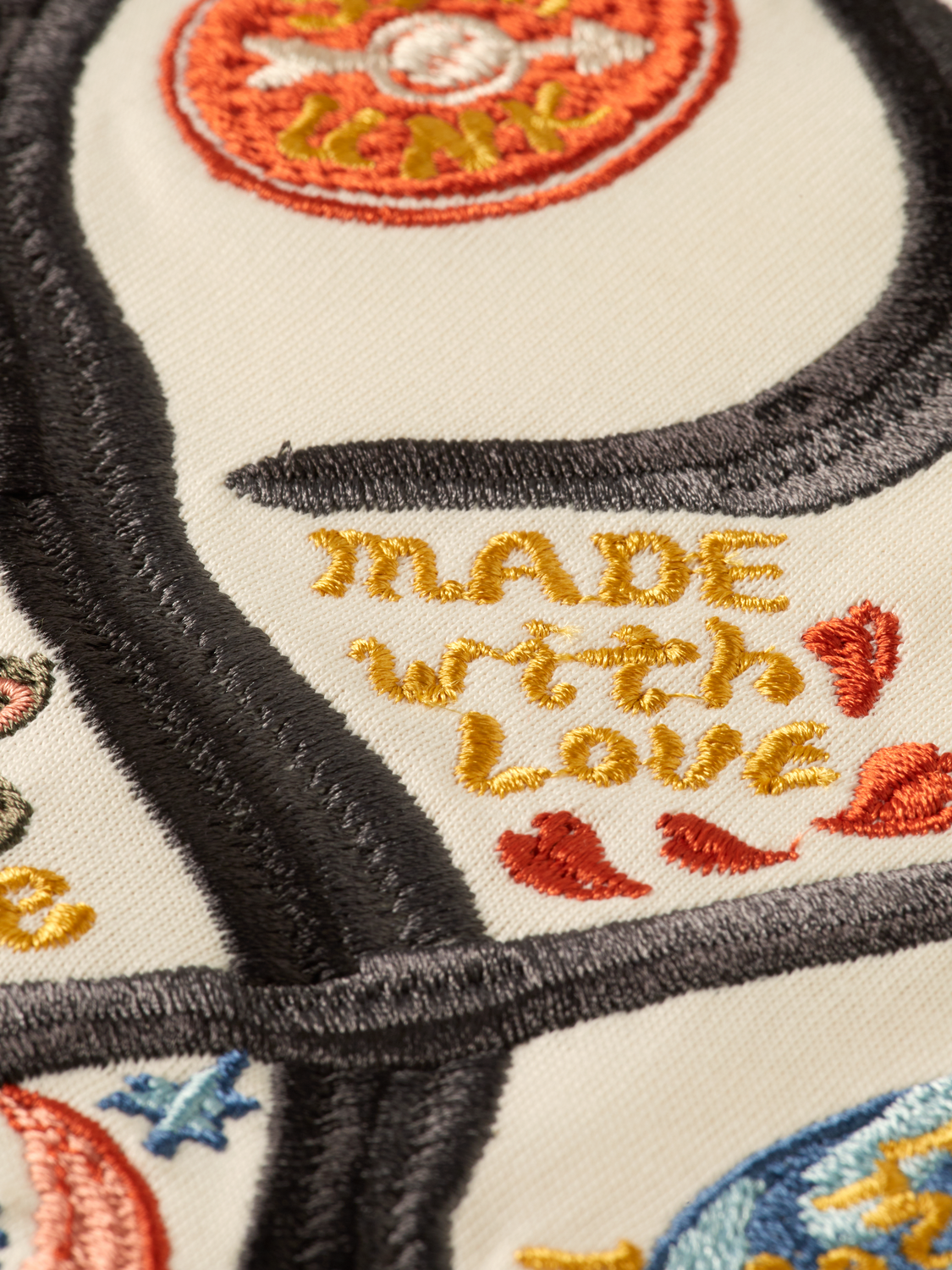 Scotch & Soda The 40th Anniversary Relaxed-Fit Embroidery T-Shirt-Eggnog