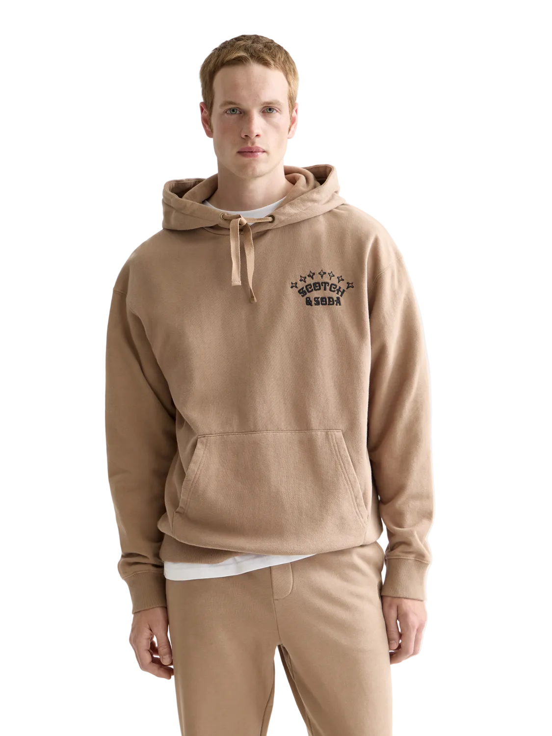 Scotch & Soda Front And Back Artwork Relaxed-Fit Artwork Hoodie-Amphora