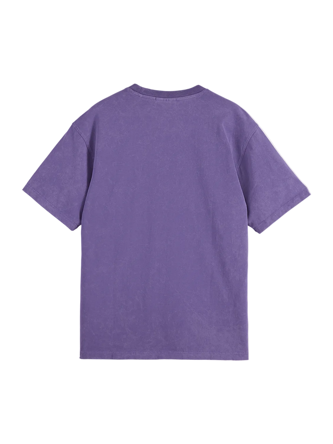 Scotch & Soda Front Artwork Relaxed Fit Snow-Washed T-Shirt-Mystical
