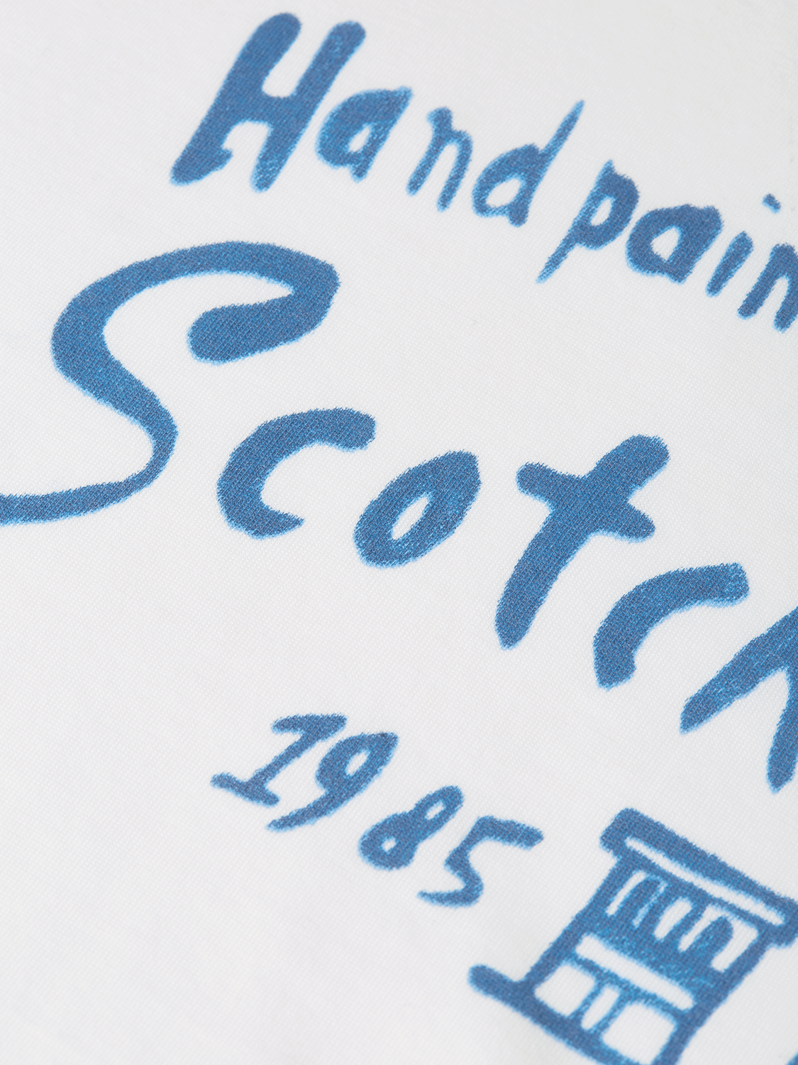 Scotch & Soda Artwork T-shirt-Bright White