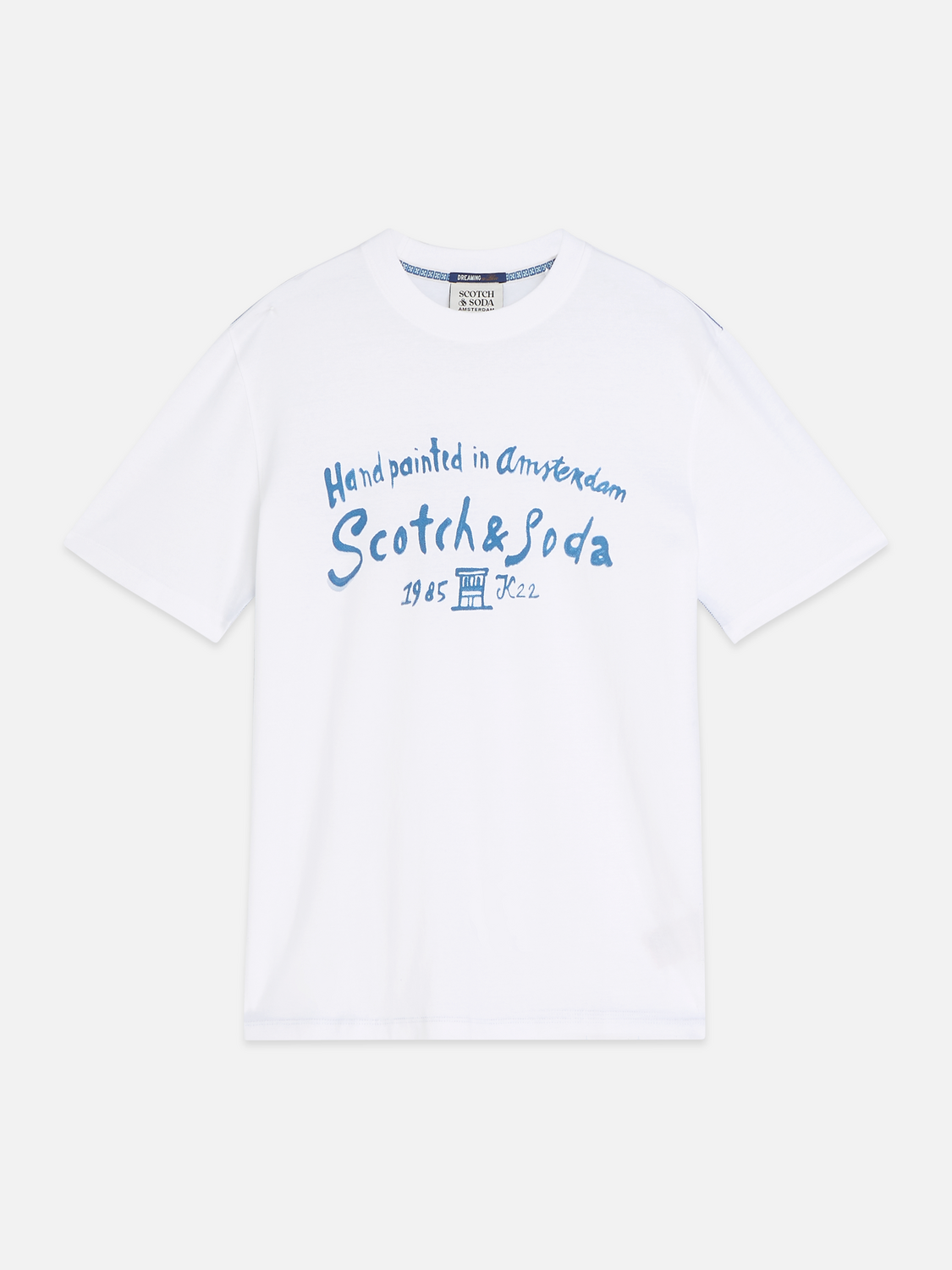 Scotch & Soda Artwork T-shirt-Bright White