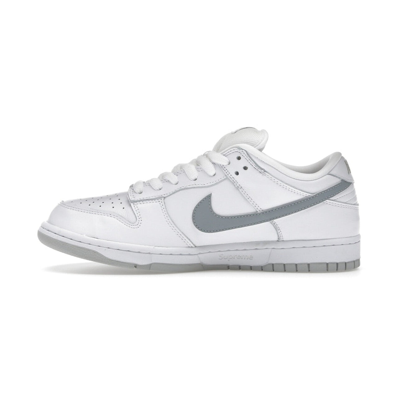 Nike SB Dunk Low Supreme 94 - White Metallic Silver