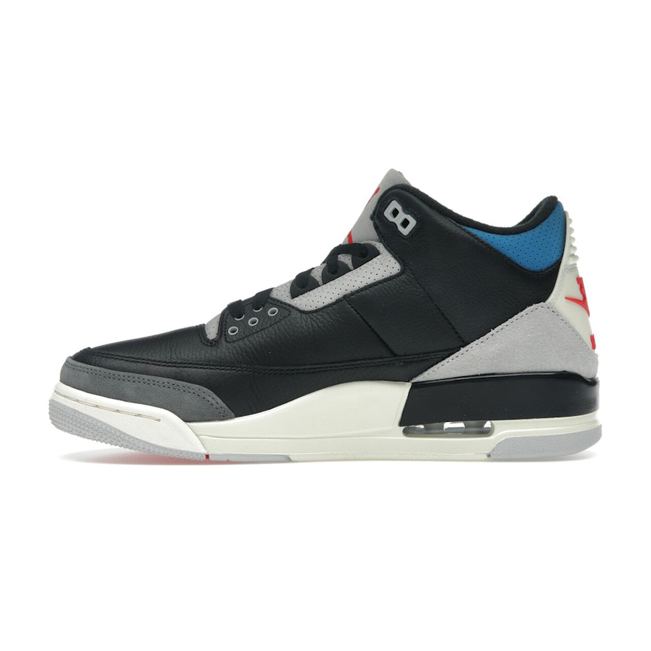 Nike Air Jordan 3 Retro OG "Rare Air" - Black / Chile Red / Neutral Grey