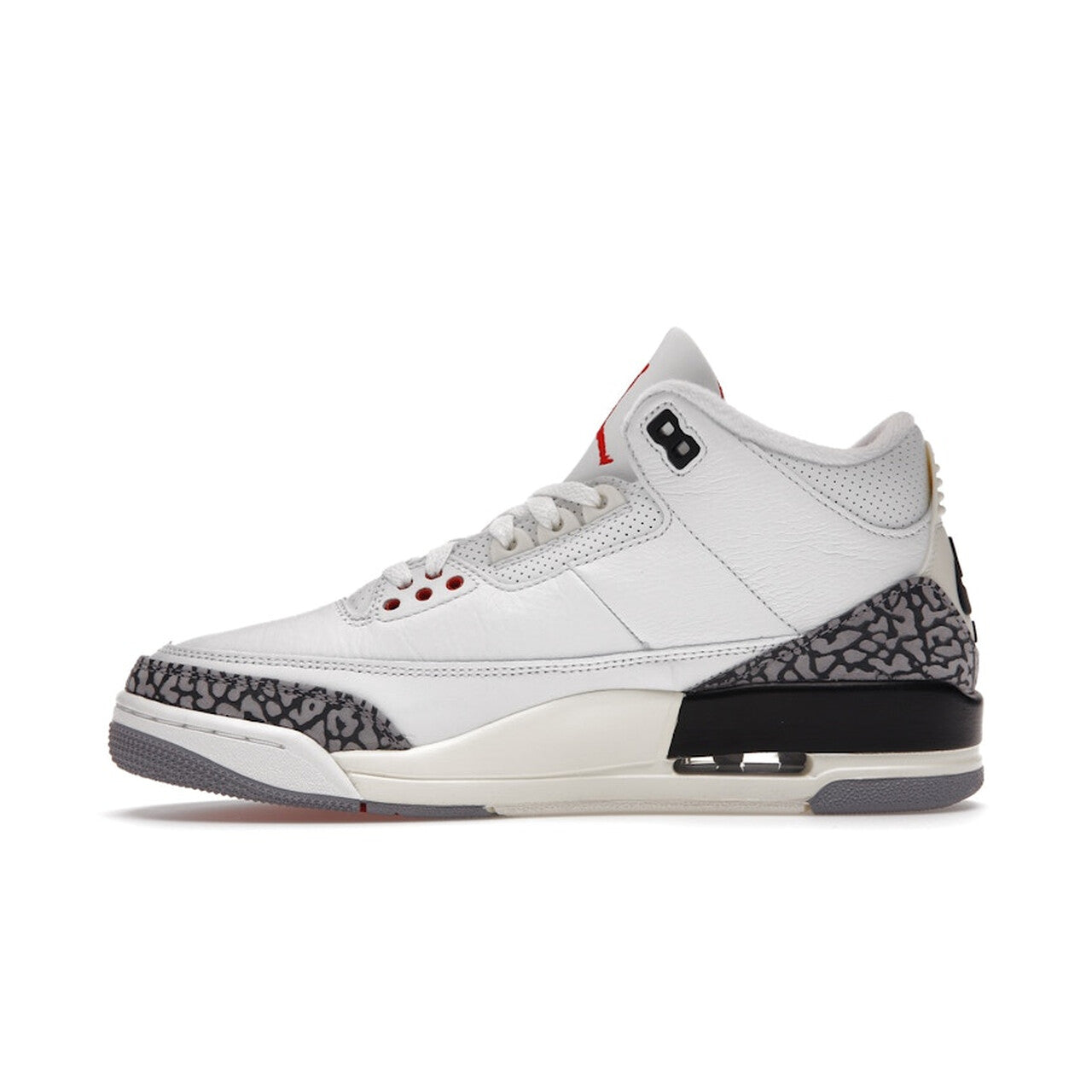 Nike Air Jordan 3 Retro "White Cement Reimagined" - Summit White / Fire Red-Black