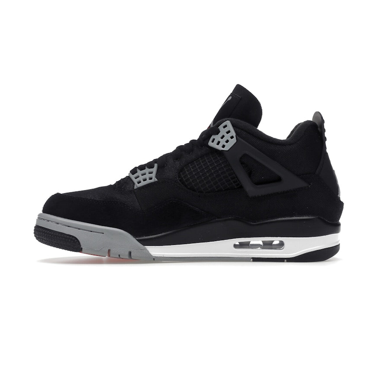 Nike Air Jordan 4 Retro SE "Black Canvas" - Black / Light Steel Grey / White