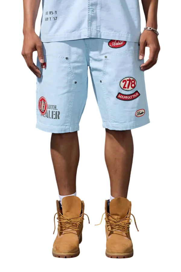 Jordan Craig OG The Re-Up Shorts-Service Blue