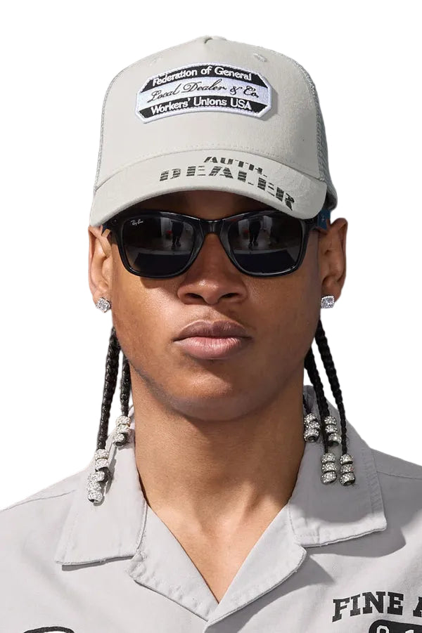 Jordan Craig Local Dealer The Plug Snapback Hat-Cement