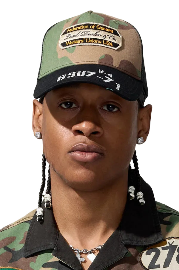 Jordan Craig Local Dealer Artists Union Snapback Hat-Vintage Camo