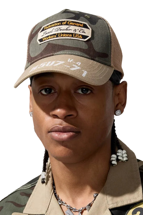 Jordan Craig Local Dealer Artists Union Snapback Hat-Woodland