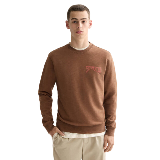 Scotch & Soda Logo Sweatshirt - Brown