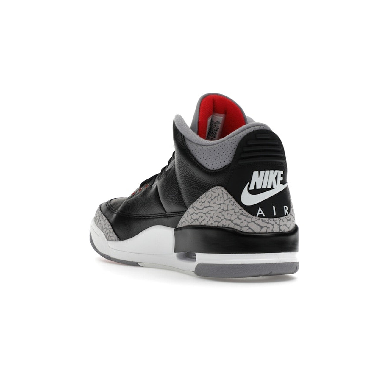 Nike Air Jordan 3 Retro OG "Black Cement" 2024 - Black / Fire Red / Cement Grey