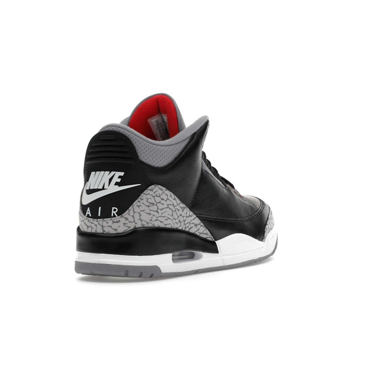 Nike Air Jordan 3 Retro OG "Black Cement" 2024 - Black / Fire Red / Cement Grey