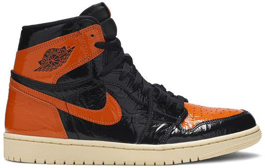 Air Jordan 1 Retro High OG 'Shattered Backboard 3.0'-Black/Starfish-Pale Vanilla