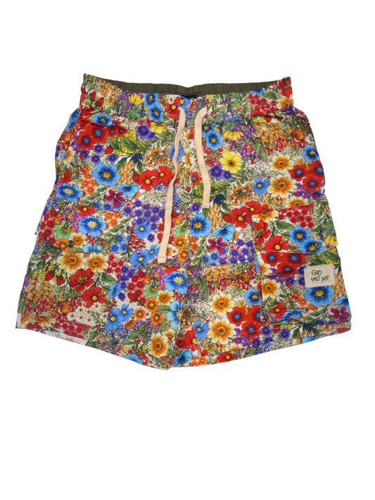GFA In Bloom Shorts-Bright White