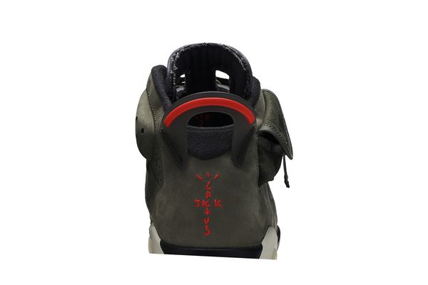 Nike Air Jordan x Travis Scott 6 Retro - Medium Olive / Infrared Black