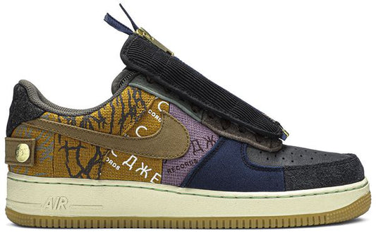 Nike Air Force 1 Low Travis Scott Cactus Jack-Multicolor/Muted Bronze