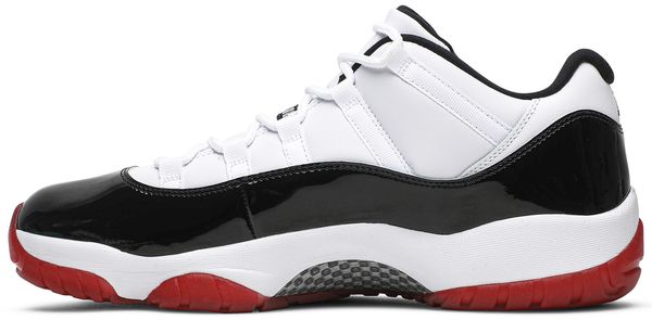 Nike Air Jordan 11 Retro Low "Concord-Bred" - White / University Red-Black