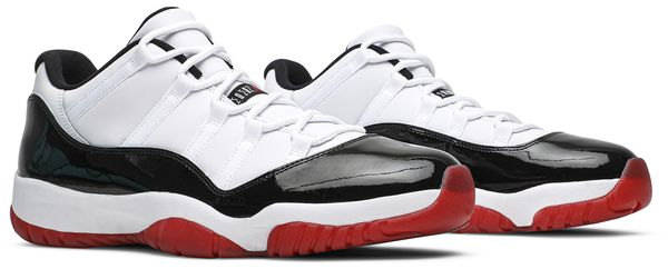 Nike Air Jordan 11 Retro Low "Concord-Bred" - White / University Red-Black