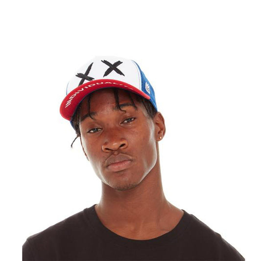 Cult Of Individuality XX Visor Royal Mesh Trucker Hat-White