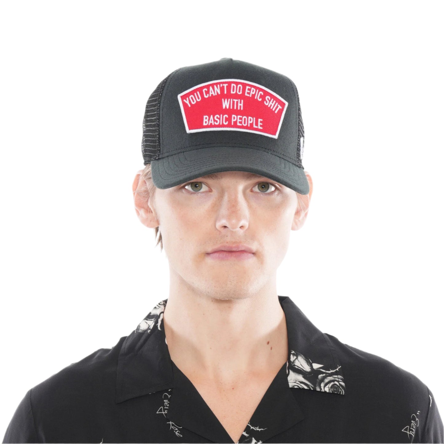 Cult Of Individuality Epic Mesh Trucker Curved Visor-Black