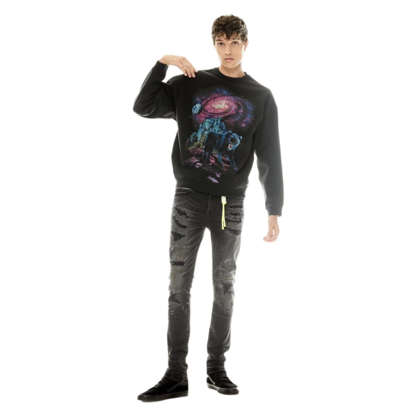 Cult Of Individuality Punk Super Skinny Jeans -Sterling