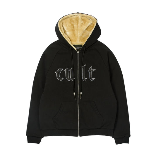 Cult of Individuality Zip Hooded Sweatshirt-Black