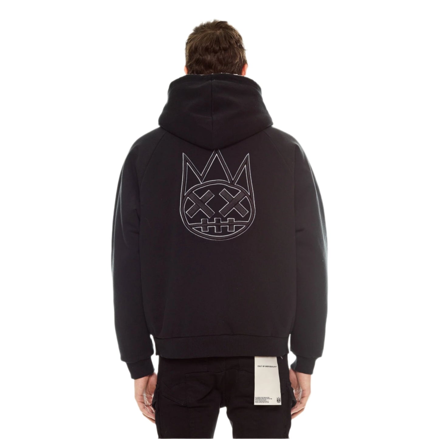 Cult of Individuality Zip Hooded Sweatshirt-Black