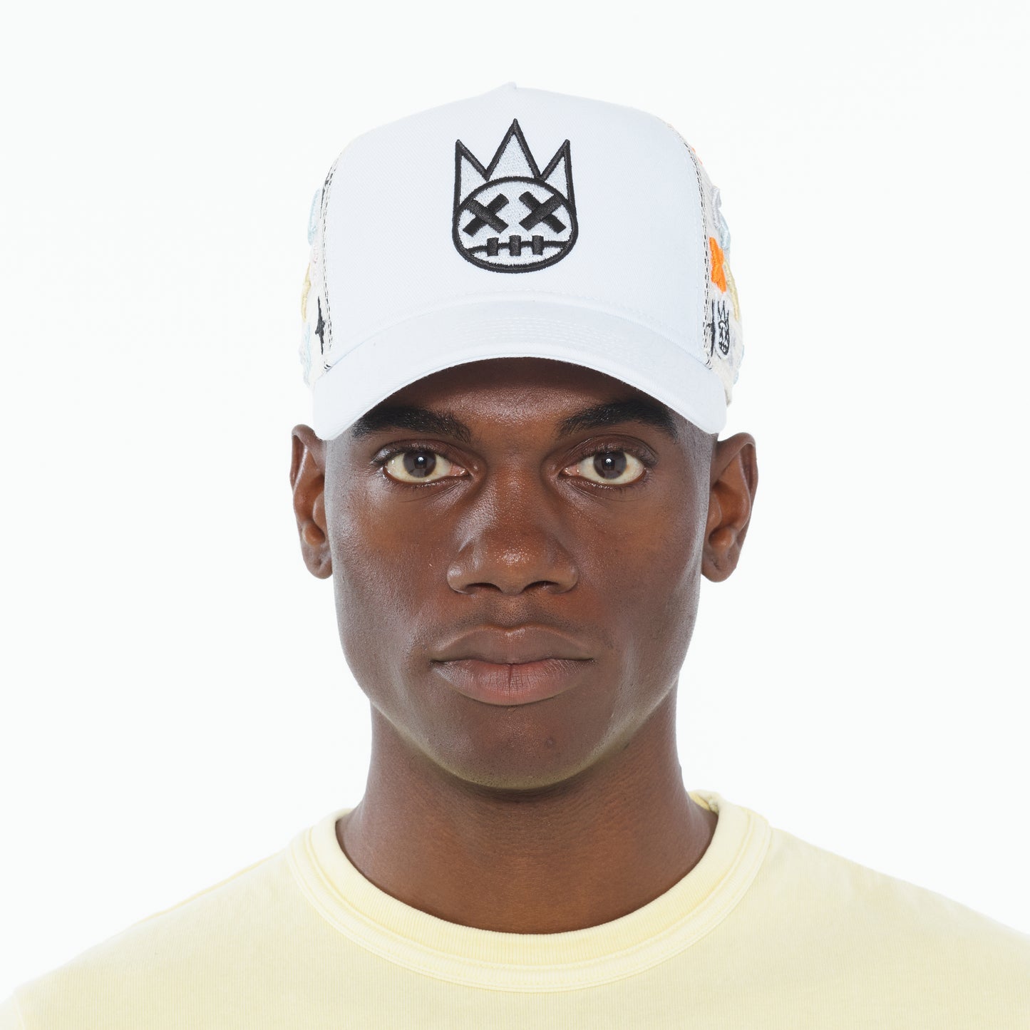 Cult Of Individuality Logo Pattern Hat-White