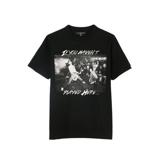 Cult Of Individuality Heavyweight Short Sleeve Crew Neck Tee "Play Here"-Black