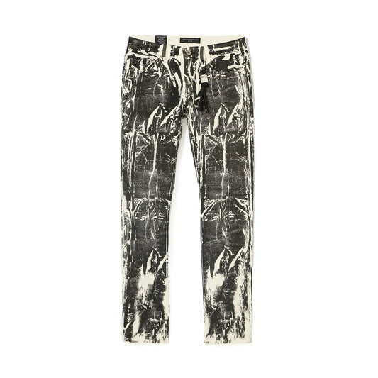 Cult Of Individuality Rocker Slim 602 Jeans-White / Black