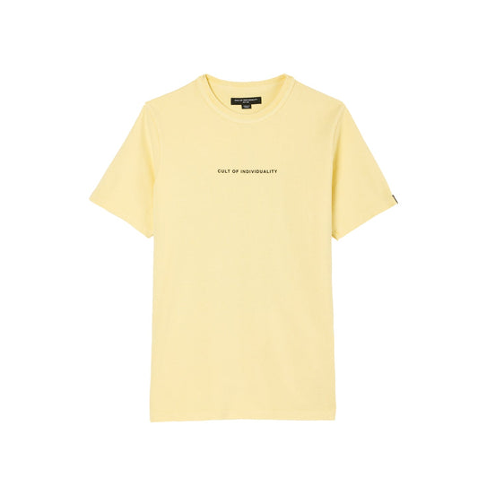 Cult Of Individuality Heavyweight Short Sleeve Crew Neck Tee Shimuchan Logo-Banana