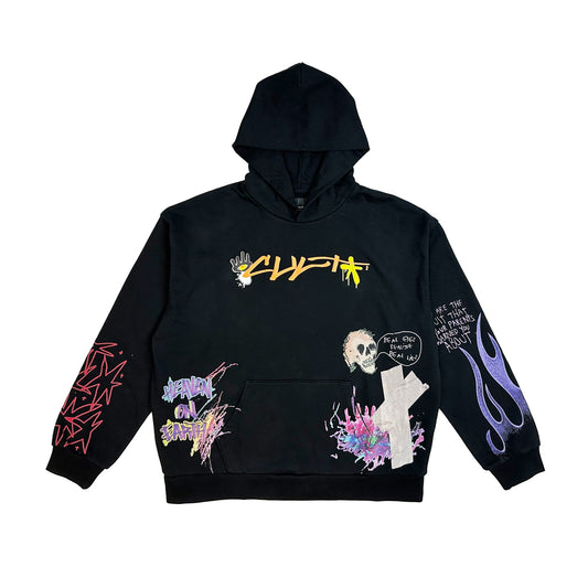 Cult Of Individuality Pullover Novelty Hoodie-Black